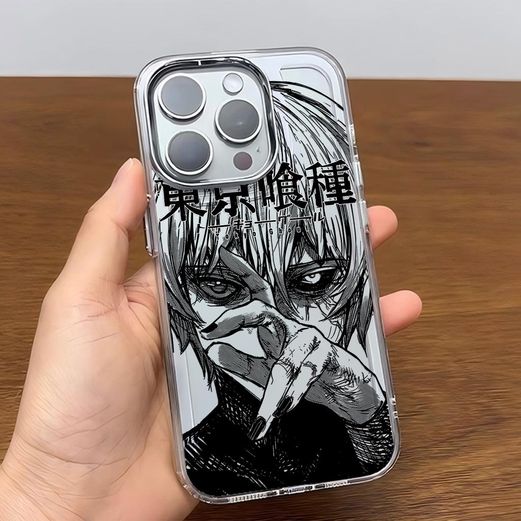 Coque de téléphone Anime Japonais Tokyo Ghoul Pour iPhone 17 16e 16 15 14 13 12 11 mini Pro Max X XR XSMAX 8 7 Air Plus Housse Souple