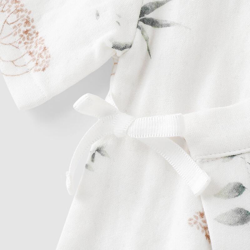 YEEHOO Baby Summer Bamboo Fiber Breathable Short Sleeve Romper