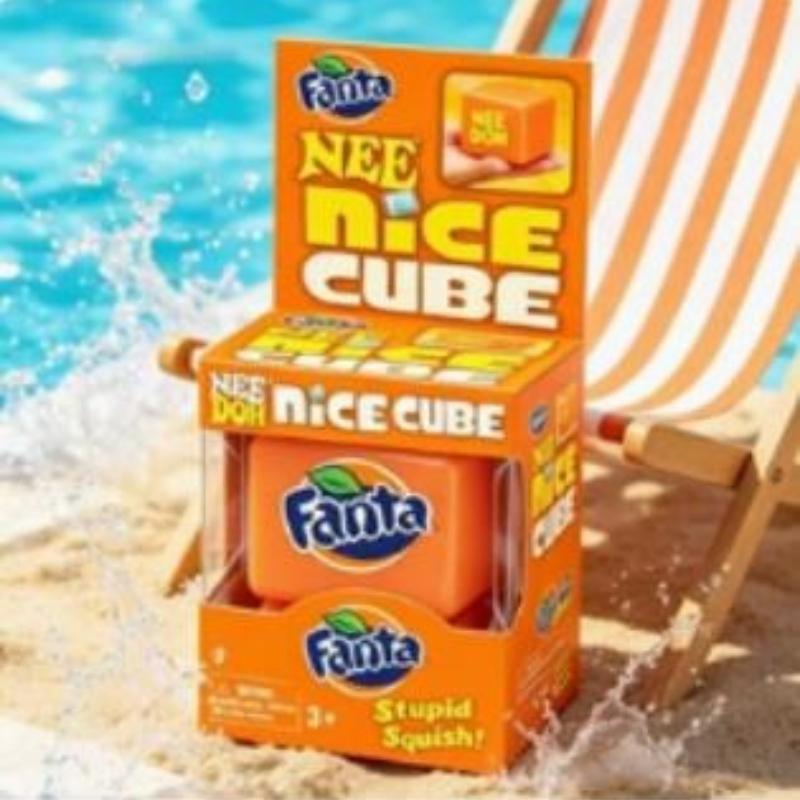 Schylling Needoh Nice Cube Sensory Nice Sicle, kostka proti stresu, která mačká předměty, zmírňuje úzkost a pomáhá soustředit se