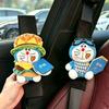 Doraemon Cartoon Car Seat Belt Shoulder Pad Cover Soft Plush Auto Interior Decor Gift New Owners