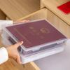 Certificate Moisture-Proof Book Sorting File Box Desktop Organizer Storage Box Document Case