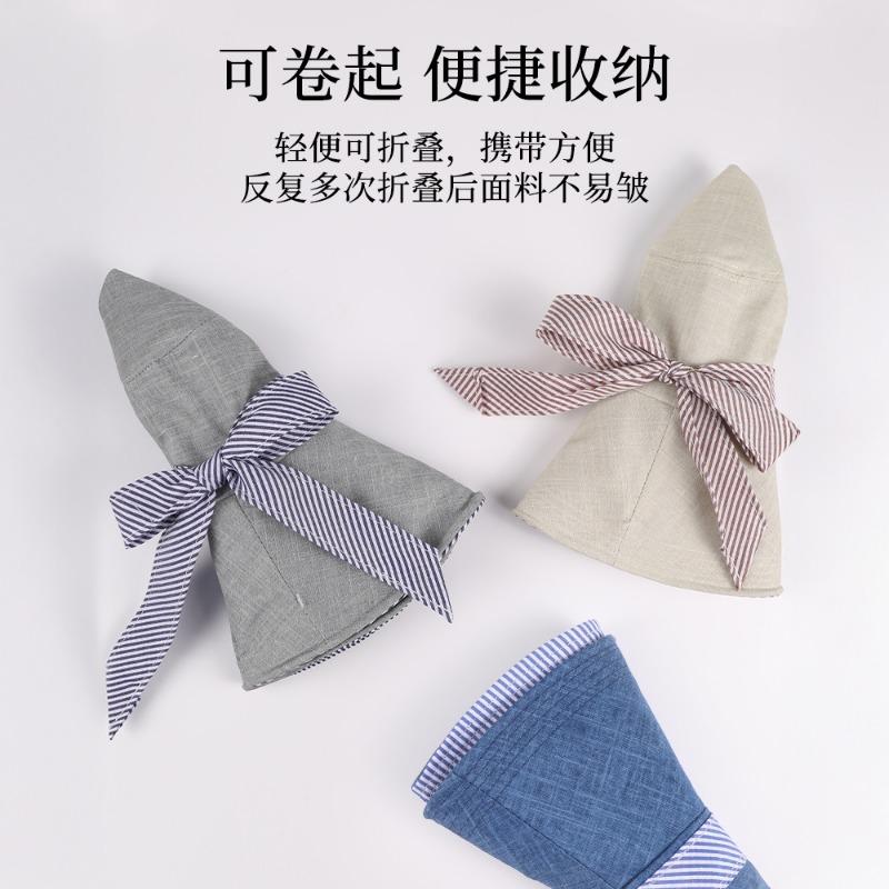 New Striped Bow Hat, Sunshade and Sunscreen Hat, Outdoor Sports Cycling Hat, Summer Adjustable Student Hat, Breathable