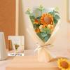Knitted Knit Sunflower Plush Bouquet Cartoon Sunflower Flower Bouquet Toy  Valentine'S Day
