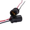 HUIQIAODS T10 Motorcycle Light Bulb Socket Bulb Holder Wire Harness