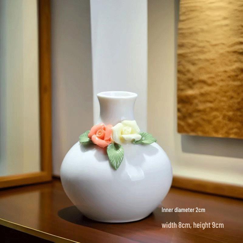 Hand-Pinched Ceramic Vase: Travel Souvenir & Home/Office Decor