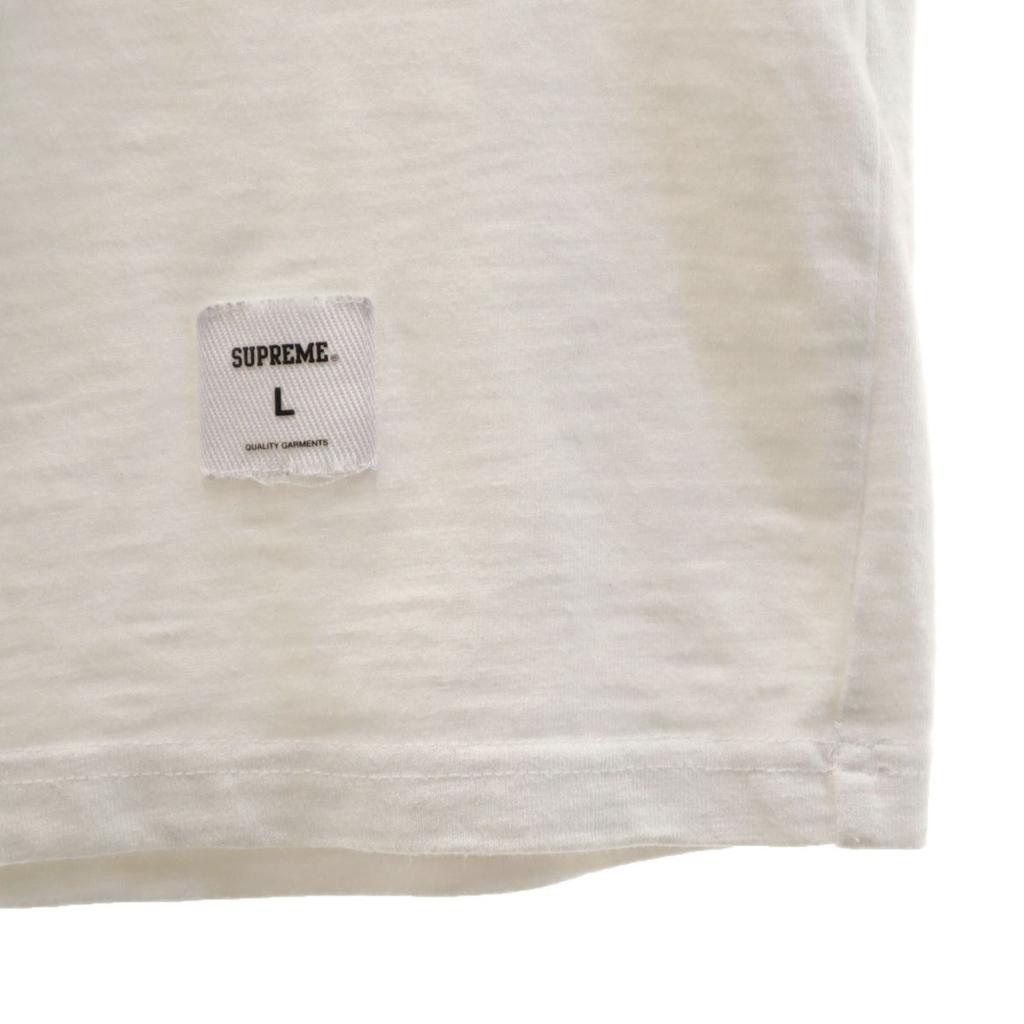 Supreme 22FW No Love Short sleeve T-shirt L white Men's Used
