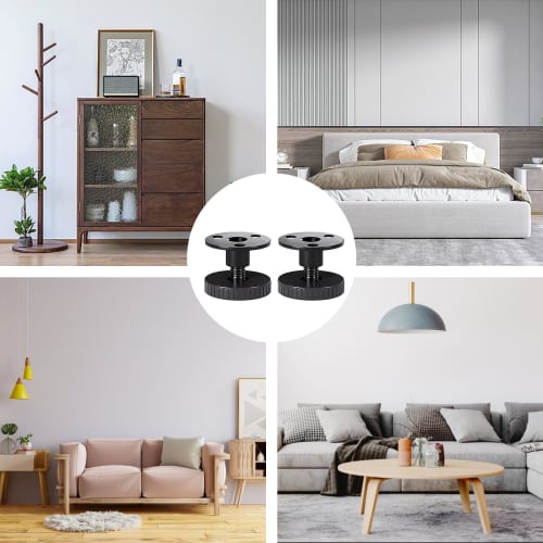 EDu Bed/Table Height Adjuster Legs, 47-64mm, Set of 4