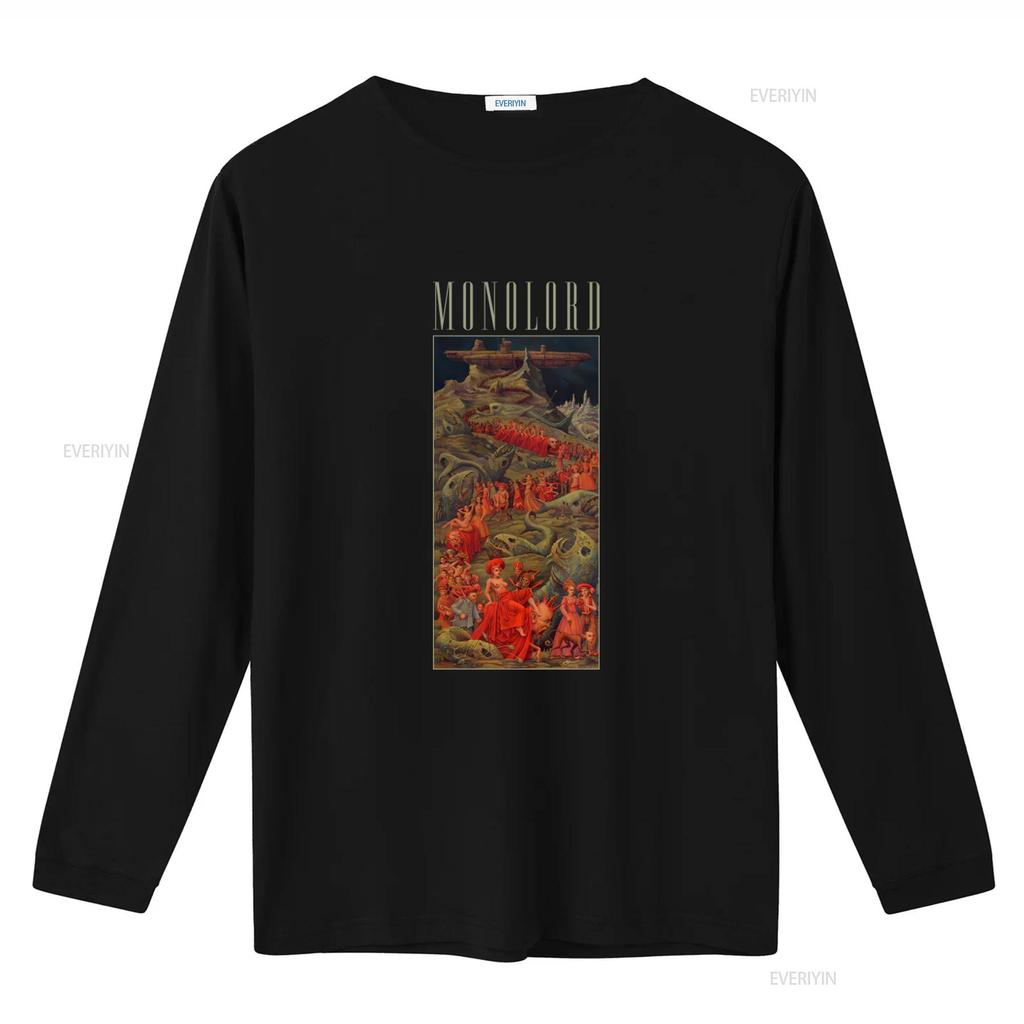 Monolord IM Staying Home Print T Shirt Unique Artwork Design for Mens Fashion Vintage Washed Versatile Stretched Breathable