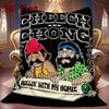 Cheech & Chong Style 2D Flat Pattern Flannel Blanket High Quality All Seasons Warmth and Comfort Perfect for Christmas Gifts.
