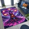Nordic Dream Tree of Life Symbol Totem Yggdrasil Rug for Bedroom Living Room Sofa Home Doormat Decor,kid Non-slip Floor Mat Gift