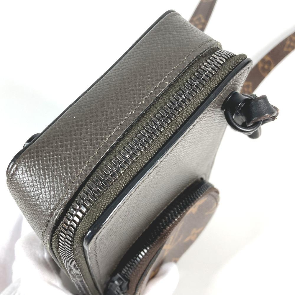 Louis Vuitton M30581 Taiga Monogram Phone box Pochette Bag Shoulder Bag
