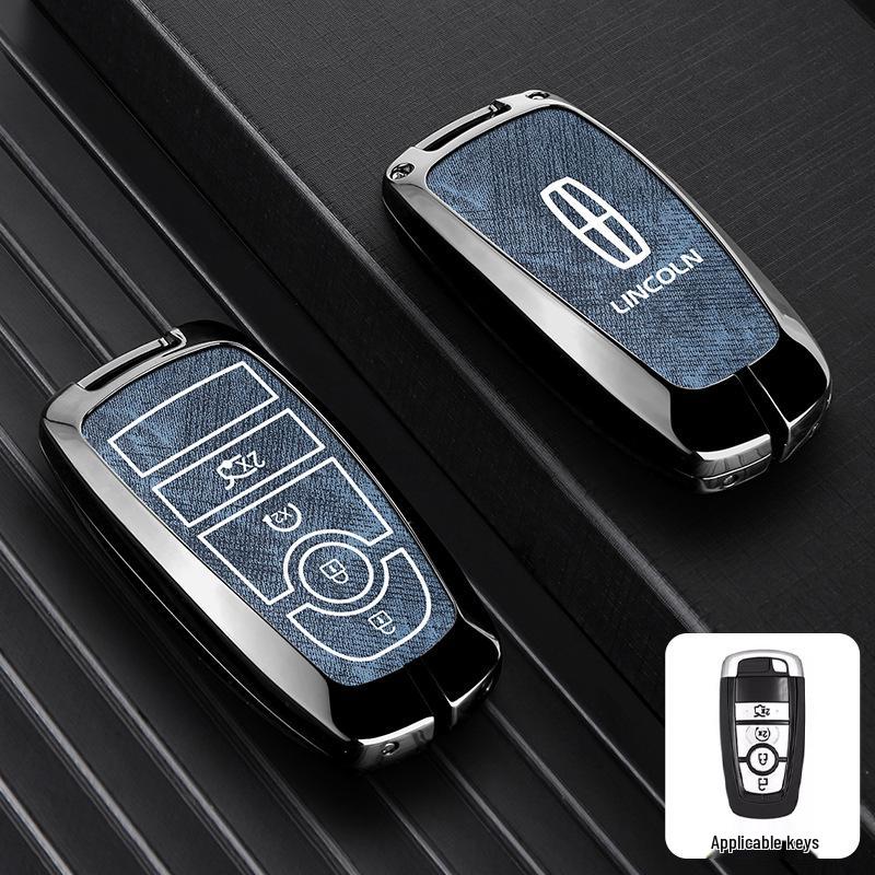 Lincoln Adventure Key Case: Fits Navigator, Aviator, MKZ, Continental, MKC, MKX Models