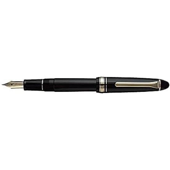 Sailor Fountain Pen Profit Casual Gold Trim Black Medium Fine