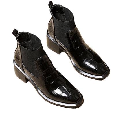 Nibun Noichi Stil Seite ohne Kälteschutz Damen schwarz [1/2style] Stiefel, Gore, Futter, Bürsten, Boa, warm, Schuhe, Erwachsene, klassisch, (mit Boa, 24.5