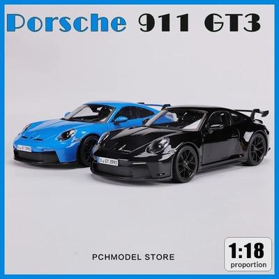 2026 Neu 1:18 Porsche 911 GT3 Racing Edition Druckgusslegierung Automodell Art Deco Sammlung Spielzeug Werkzeuge Geschenk Fabrik für Autoenthusiasten