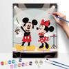 Disney Mickey and Minnie Mouse Magic Show Oil Painting by Numbers Art Kit. Handmade Diy Painting Home Decoration Gifts
