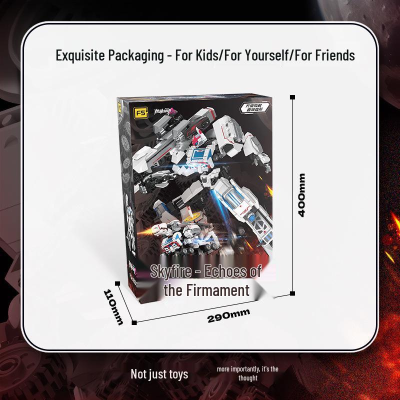 JAKI Jiāqí Alpha Skyfire Mecha Transforming Toy for Boys - Children s Birthday Gift
