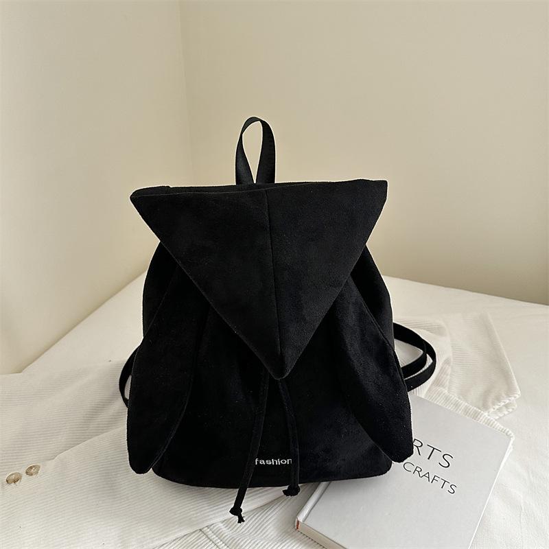 

Travel trend lightweight new backpack versatile niche backpack fashion pocket schoolbag women s bag explosion чёрный