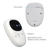 Wireless Bedwetting Alarm Pee Alarm Receiver&Clipon Transmitter 10-20M Effective Range Vibration Sound Reminding Kids Elder Care