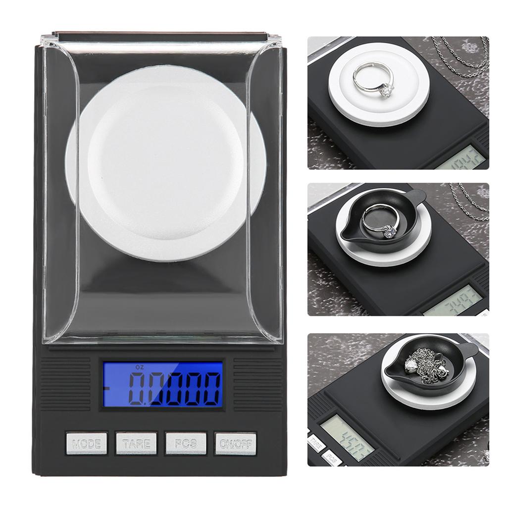 Mini Portable High Accuracy 0.001g Pocket Jewelry Scale with LED Digital Display 50g