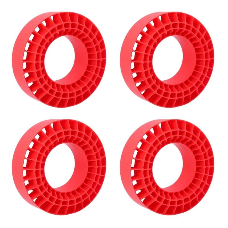 Pack of 4 Silicone Rubber Cushioning for 108mm for 1.9" Remote Control Tire Insert for Improved Grip
