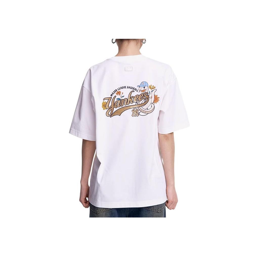 New MLB New York Yankees T Shirt Unisex Standard White 3ATSQ0151-50WHS