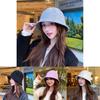 Solid Color Knitted Hat Women Autumn Winter Acrylic Breathable Windproof Stylish Casual