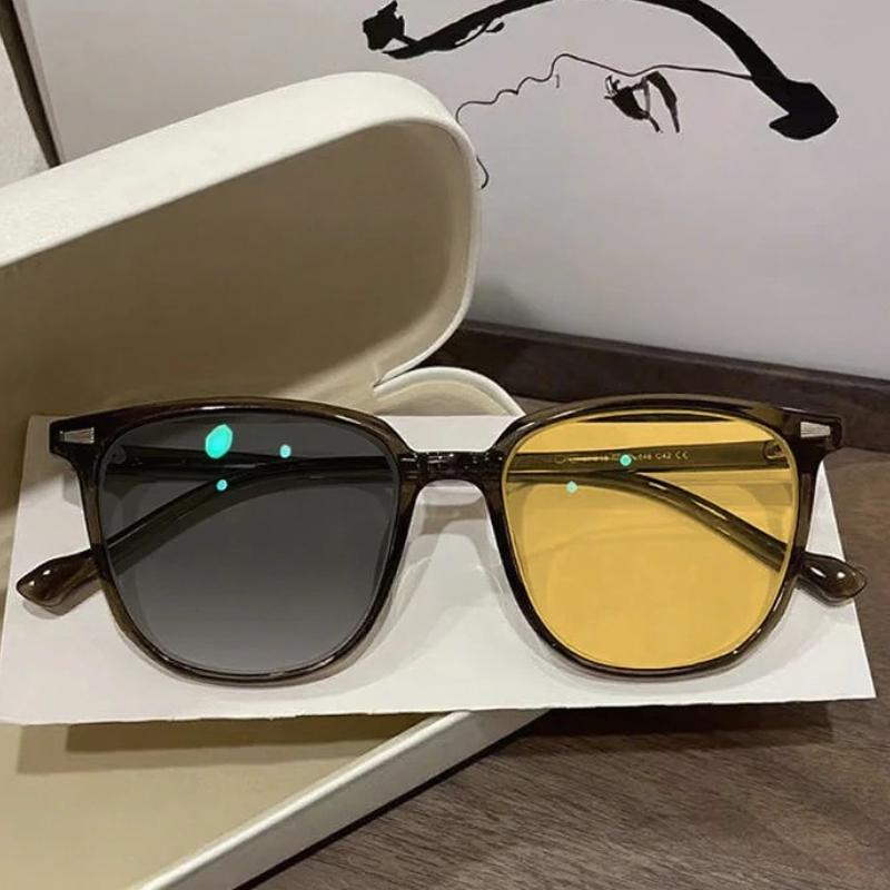 

Pochromic Night Vision Myopia Glasses for Men Women Day and Night Driving UV Eye Protection Sunglasses Nearsight Eyeglasses -4.0