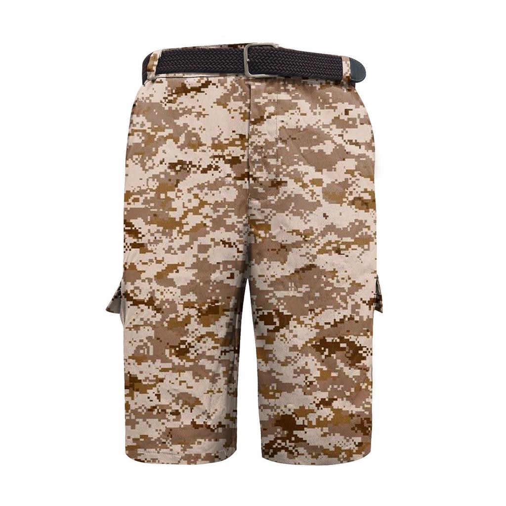 Men's Independence Day Printed Multi Pocket Workwear Shorts