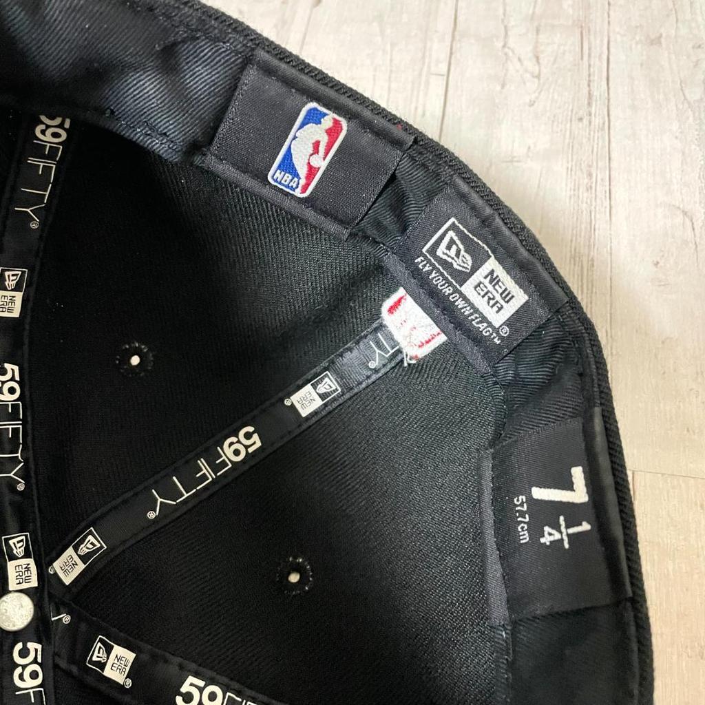 Used New Era Chicago Bulls NBA 9FIFTY Baseball Cap Black Red