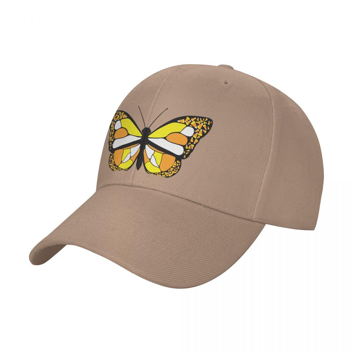 

Candy Corn Butterfly Baseball Cap tea hats Golf Hat Unisex Women S