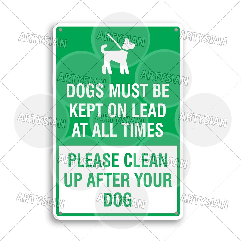 Beware of Dog Warning Metal Sign No Dogs Allowed Do Not Leave Dog Pet safety Dog Friendly Café Guide Dods Welcome Plaque