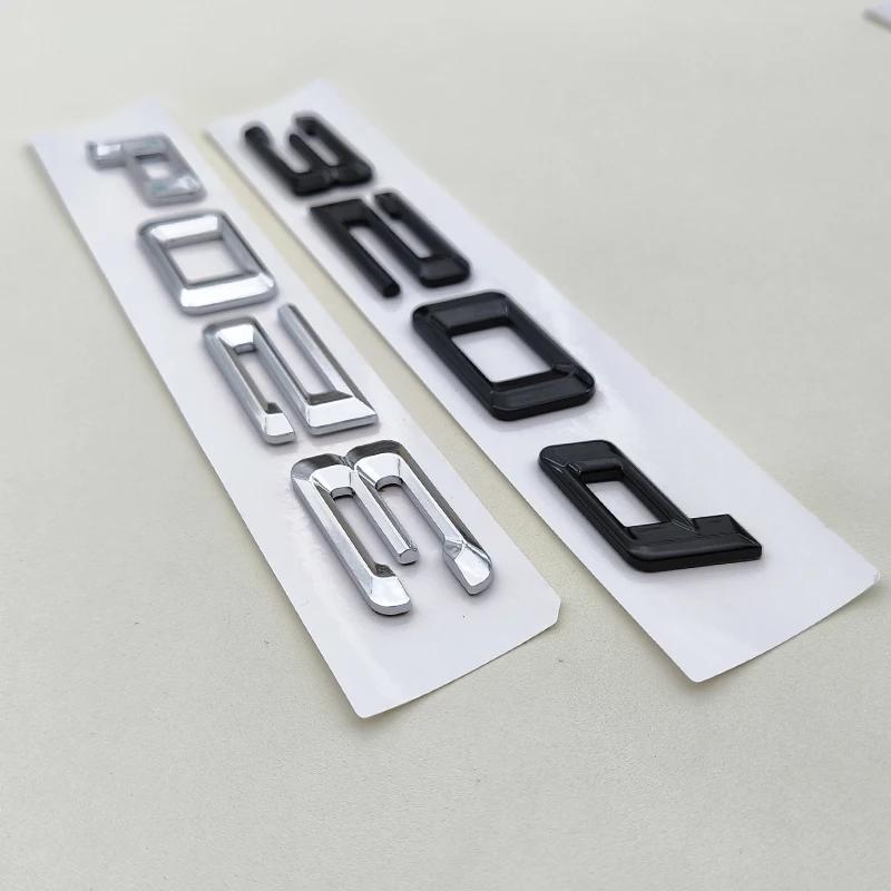 3D ABS Chrome Black Logo 320d 330d Emblem Letter Sticker Car Rear Trunk Badge for BMW E46 E92 E90 E91 F30 GT F34 F31 Accessories