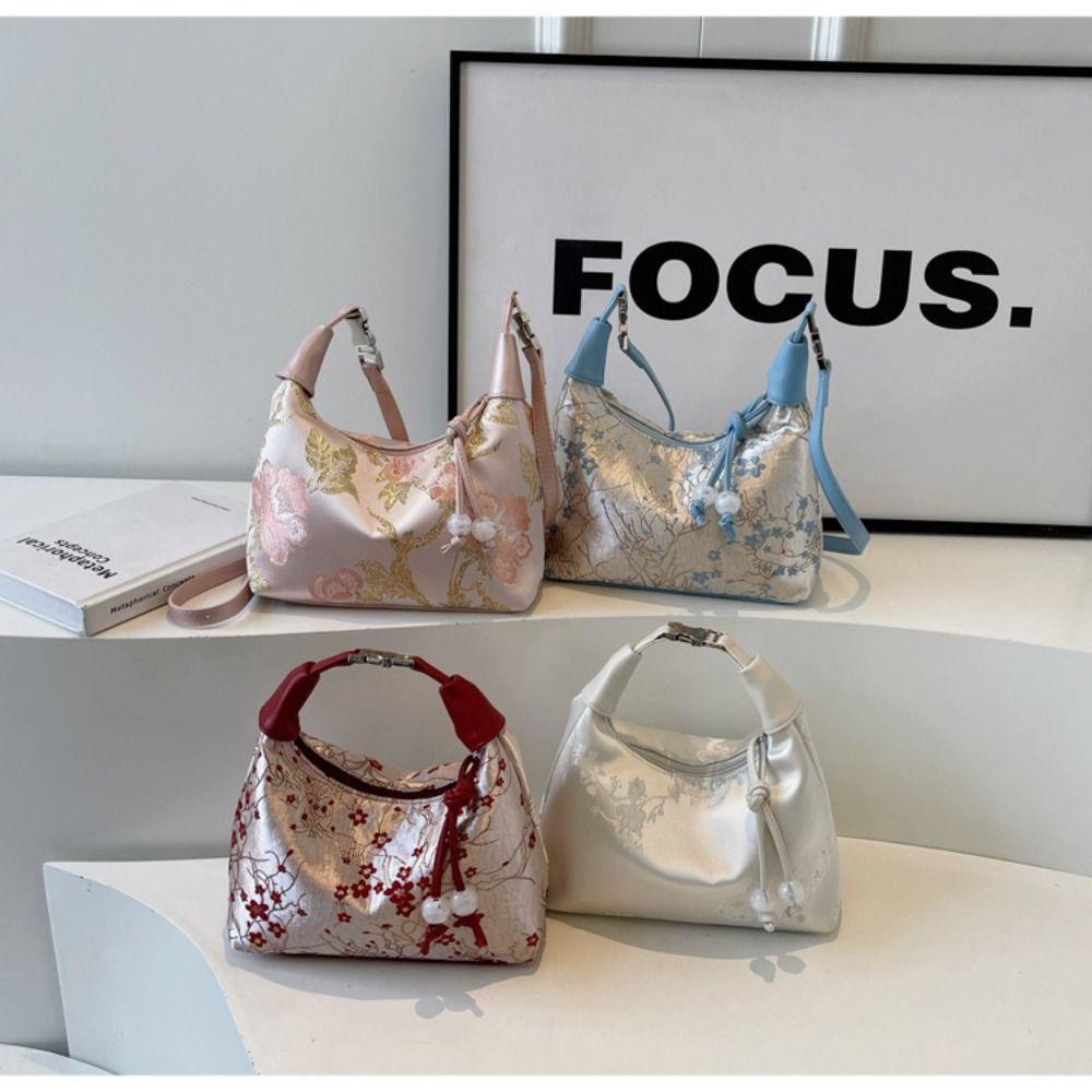 Embroidered Hanfu Embroidery Handbag Canvas Cheongsam Bag Casual Chinese Style Handbag  Party