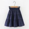 Girls' Cotton Short Skirt Summer New Children's Half Skirt Summer Girls' Solid Color Big Children's Half Skirt
