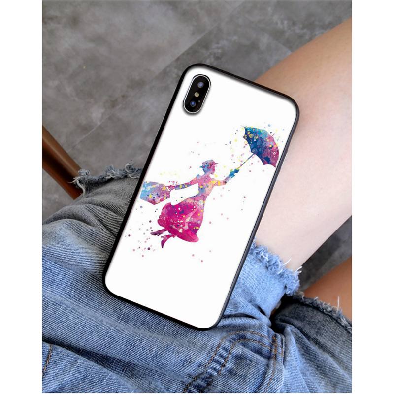 

YNDFCNB Mary Poppins Phone Case for iphone 11 12 Mini Pro Max X XS MAX 6 6s 7 8 Plus 5 5S 5SE XR SE2020 iphone 7 8 SE2020