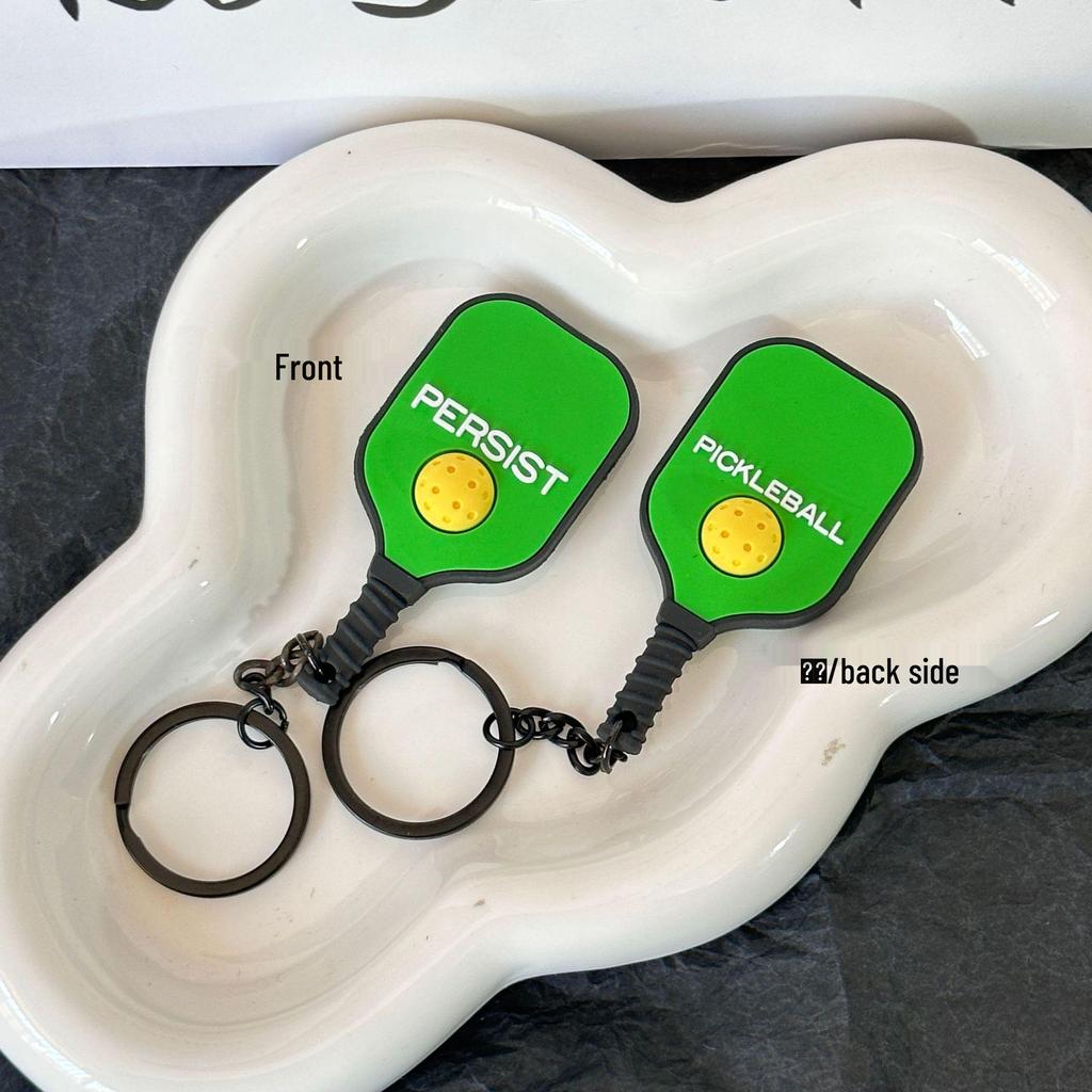 Miu Series Dumbbell Plate Keychain: Trendy Fitness Accessory & Sports Jewelry Gift