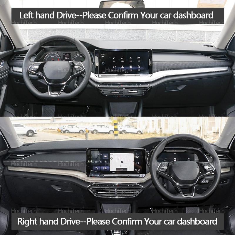 For Skoda Octavia Typ NX A8 MK4 2024 2025 Dashmat Dashboard Cover Suede Leather Dash Mat Pad Sunshade Accessories