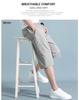 Men's Summer Casual Cotton Straight-Leg Shorts for Middle-Aged & Young, Loose-Fit Sports Outdoor Fashion.