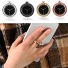 Hot Metal Bracket Watch Shape 360° Rotating Mobile Phone Holder Finger Ring Grip