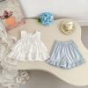 Girls Polka Dot Sleeveless Top and Bloomer Shorts Set