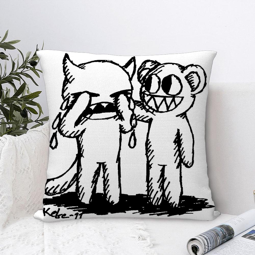 B-British Band RadioheadS Pillow Case Plush Fabric Soft  Pillowcase Double Sided Print   Cushion Cover Throw Pillow Cover
