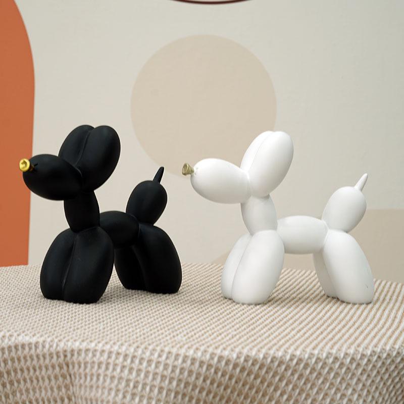 Noords Kleurrijk Graffiti Ballonhond Hars Ornament voor Huisdecoratie