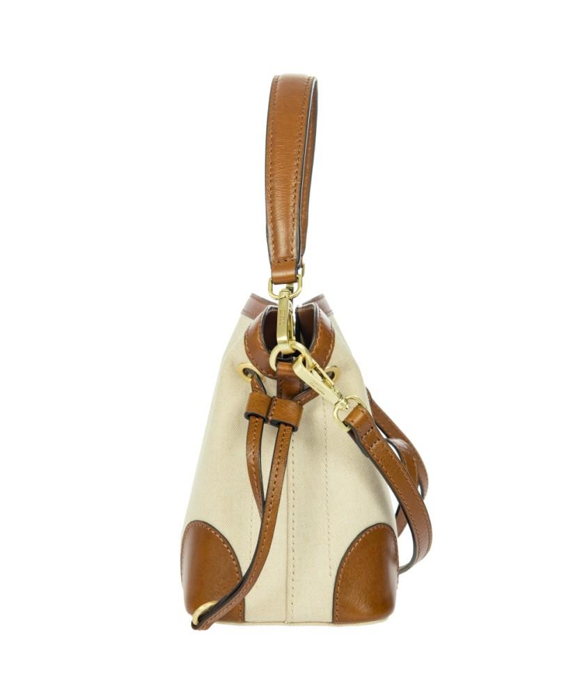Brics Volterra Trama Small Bucket Bag Cappuccino (Br-Boe05959.493)