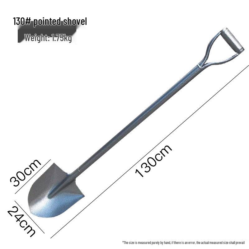 Manganese Steel Iron Shovel for Gardening - Heavy Duty Tool for Planting, Digging, and Outdoor Use