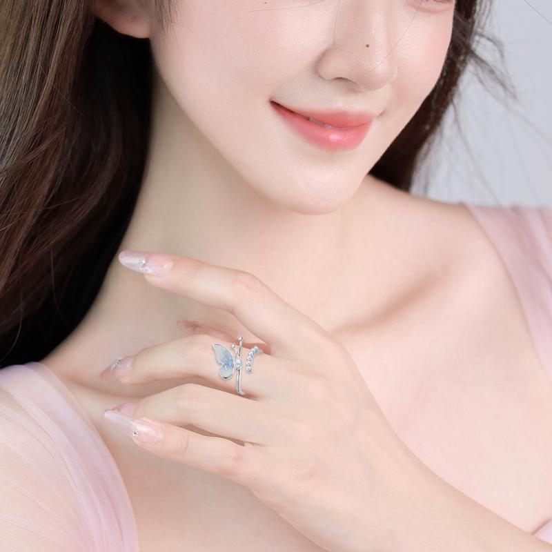 Barbie ring Sweet Dream Butterfly Open shines with niche design and high-end sense. Romantic Butterfly, versatile for daily commuting BBR716427