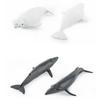PIGMANA Realistic Whale Figurines Toy - Play Sea Animals Figurines Set - Toy For Kids, Realistic Set For Sea Lovers, Includes Beluga