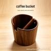 Solid Wood Coffee Knock Box for Espresso Machines