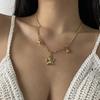 Women Fashion Exquisite Luxury Starfish Conch Dolphin Pendant Bracelet Necklace Retro Ocean Vacation Style Jewelry For Women