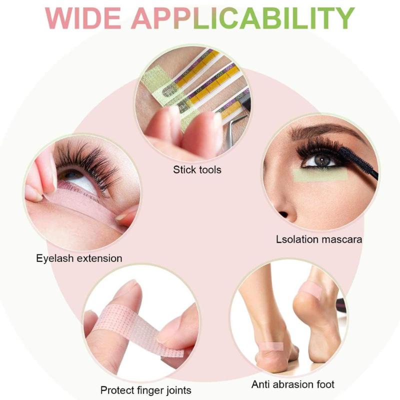 CNK 3PCS Japanese Grafted Eyelash Under Pads Tape Isolation Holes Breathable Patches Adhesive Eyelashes Extension Tape Eye Paper